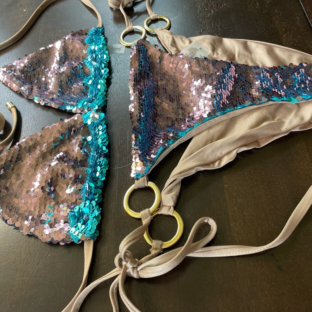Beach Bunny Blue and Pink Bikini - Picture 7 of 13